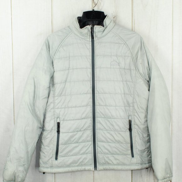 LL Bean Gray Weather Challenge Full-Zip Primaloft Insulated Jacket Size M R - Picture 2 of 12